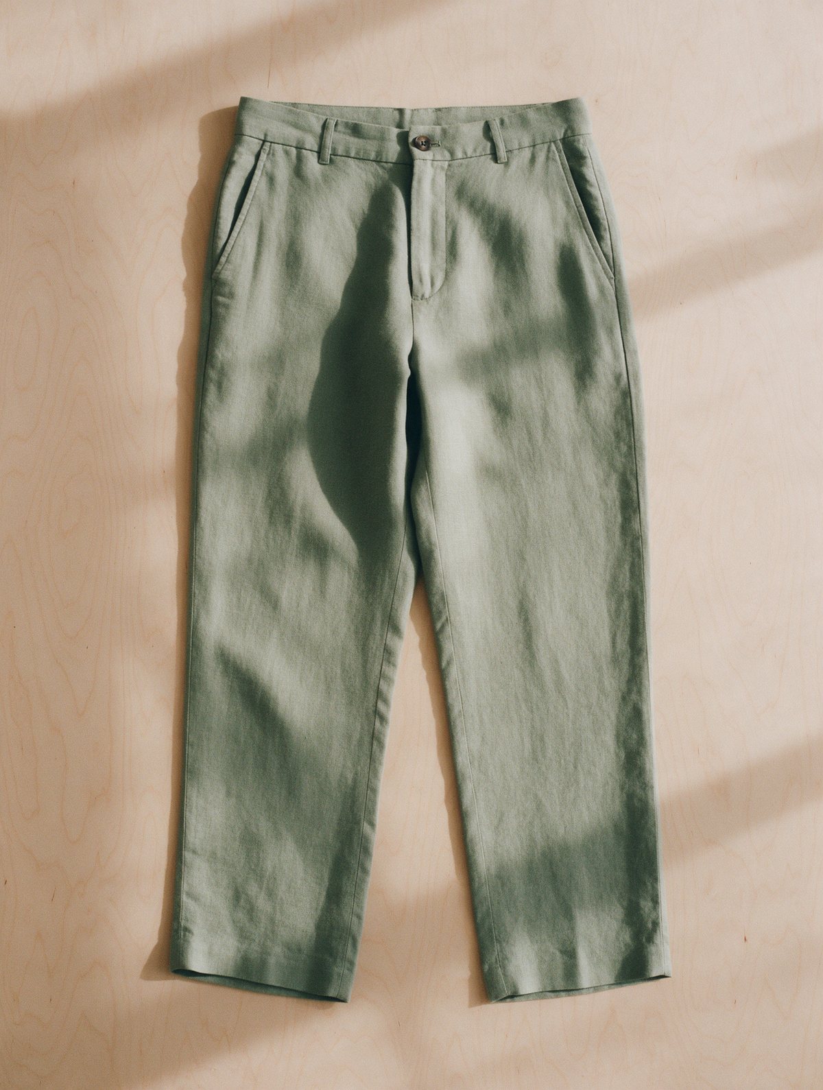 The same trousers, cleaned up and added to the closet